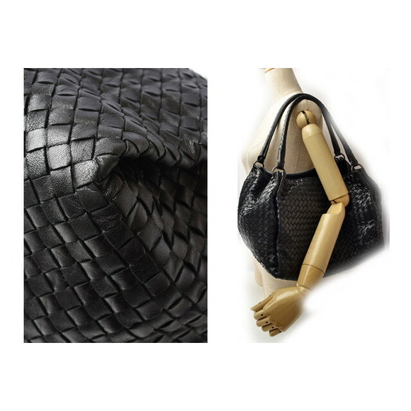Bottega Veneta tote bag black intrecciato leather - Picture 2 of 9